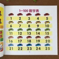 宝宝启蒙学习书·学数学 大图大字3-5岁宝宝启蒙学习书学数学学前认数字学写数字1-100数字