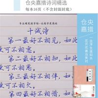 仓央嘉措 买就送 10笔芯1笔杆1握笔器 字帖成人行楷速成高中生行书练字帖成年人大人书法练习字帖中学生