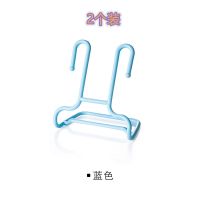 儿童款蓝色(2个装) 2个装二合一可立收纳鞋架鞋撑小孩儿童多功能阳台挂鞋架晾晒鞋架
