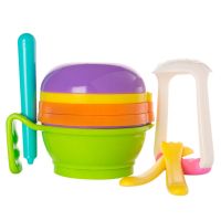 研磨器10件套 宝宝辅食研磨器手动食物研磨碗料理手动捣泥切丝榨汁器水果辅食机