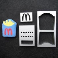 麦当劳模具三件套 三代薯条模具 包子卡通馒头模具花样面食麦当劳蒸家用磨具