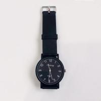 简约款 手表+电池 方形时尚学生男女考试手表韩版黑白简约大表盘潮表男女学生手表