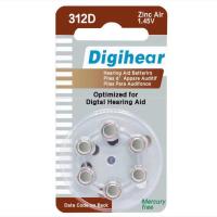 312D号电池[1板价格] 312D至力Digihear助听器电池通用西门子瑞声达助听器电池1.45V