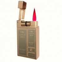 金砖款 金条触摸感应全金属男士打火机户外创意超薄防风直冲充气送男友潮