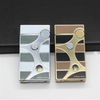 [随机发]1支 不送气 CL-622感应打火机充气 金属创意个性防风触摸超薄带灯电子打火机