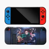 imd黑底鬼灭众人 Switch保护壳 鬼灭之刃合集Switch游戏机软壳任天堂掌游保护套SWITCH主机分体包