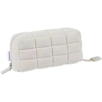 白色 白色 日本国誉NEMUNEMU枕枕包笔袋帆布可爱学生收纳包柔软多功能化妆包