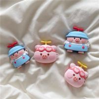 [旋转竹蜻蜓-蓝衣服小猪] x100 蜻蜓卡通猪猪适用airpods3代苹果无线耳机套airpods1/2保护套创意