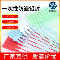 28厘米 100条 一次性塑料封条物流标牌集装箱防拆签封防调包扣铅封防盗封签扎带