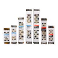 灯箱电源 24V-60W 灯箱电源超薄led专用60/100W开关电源卡布灯箱200v转12/24v变压器