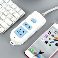 605：2插位 【二插头】 全长：0..8米 公牛款两脚插座两孔排插两头插排两项接线板插板2脚二孔头两插头