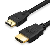 0.5米 迷你HDMI转HDMI线相机平板接电视投影连接线mini HDMI高清大转小