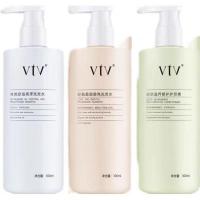 vtv氨基酸清爽控油柔顺轻盈滋养深层修护洗发水护发素900ml*3瓶装