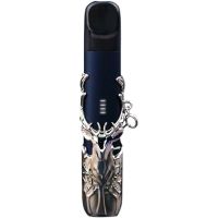 4/5代通用 悦克relax保护套4代5金属烟杆壳挂链适用yueke麋鹿柚子12约克锐克