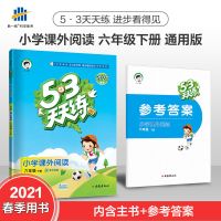 六年级下册 口算题卡 53天天练一二三四五六年级下册课外阅读同步阅读书五三人教部编版
