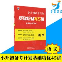 基础培优45讲 语文 小升初备考计划基础培优冲刺名校45讲复习资料六年级下册试卷书籍
