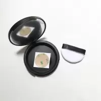 59mm替换盒(送粉扑) 香蕉粉饼替换盒真爱海洋柔雾粉饼分装盒粉饼修复替换空盒圆形带镜