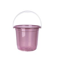 14L酒红色 透明水桶塑料桶家用手提塑料加厚洗衣桶大小号宿舍用学生洗澡储水