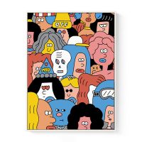 我的世界A 30*40内框(颜料+画笔+画板) diy填充数字油画卡通动漫填色成人画减压手工画画手绘涂色油彩画