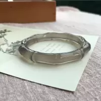 玉骨 天然冰灰玉髓竹节手镯半宝石玉髓手镯 冰种玉髓手镯骨节玉镯