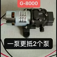 超高压水泵 电动喷雾器双泵高压水泵果树菜园浇水泵双核泵12V智能双泵抽水泵