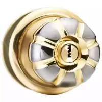黑金色带钥匙高档球锁 飞球(Fly.Globe) 欧式球形锁室内卧室房门锁卫生间家用圆球门锁