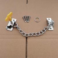 打孔款 铝合金塑钢门纱窗开平窗限位器推拉窗户锁扣儿童防护防盗安全链条