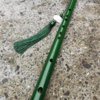 G调/配件 乐器一节绿色笛子初学练吹苦竹横笛古风优雅学生竹笛