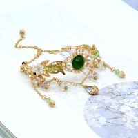 春归手镯 不带礼盒 古风汉服镯子华凝轩原创复古森林系手工春归手镯手环手链百搭多用
