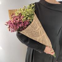 厄尔多瓜进口红黄水晶 中束 满天星勿忘我干花花束家居摆设客厅装饰摆件永生花鲜花情人节大束