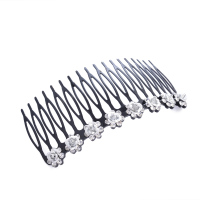 小号白色 韩版发梳插梳发夹发饰简约百搭百变刘海梳边夹儿童成人发卡饰品女