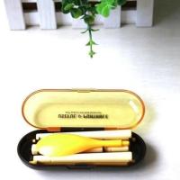 【橘子橙】B款餐具 简约小麦秆勺子榉木高档筷子套装便携防霉户外家用 两件套餐具