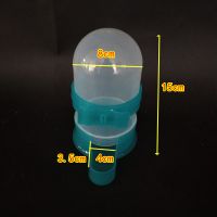 500毫升多用杯 鸽子防撒食槽自动漏食槽鸽子用品用具信鸽饮水器肉鸽下料器喂食器