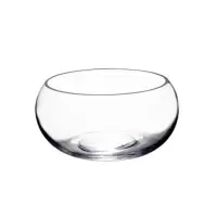 20圆盆(裸缸) 默认 透明圆缸圆形金鱼缸生态创意玻璃鱼缸大号乌龟缸水培缸花瓶