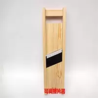 龙江切片器 龙江擦丝器实木框多功能土豆丝刨丝器擦子切丝擦片切片切菜器粗条