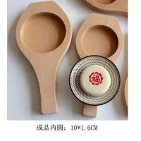 10CM内圆无图模 大号10CM木质木制面食模具月饼模具年糕模具绿豆糕模具南瓜饼模具