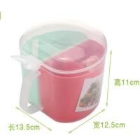 苹果四格调味盒 [颜色随机] 厨房多格分类调味盒调料盒调味罐佐料罐盐罐