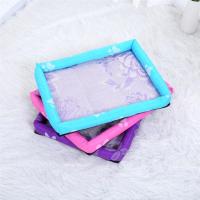 冰席窝颜色随机一个 S(37*28*7cm) 狗狗窝狗垫子 可洗夏天凉席垫睡垫猫降温垫 睡觉猫咪夏季宠物冰垫