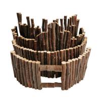 需定做样式尺寸联系客服 苹果木树枝围栏仓鼠木质栅栏刺猬躲避拱桥兔子磨牙玩用品豚鼠玩具