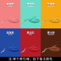 只要绳子(未备注颜色随机发) XXS[4-8斤] 冬天背心式狗狗牵引绳泰迪柯基比熊法斗小中型犬胸背带遛狗绳链子
