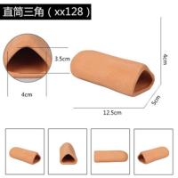 直筒三角 躲避虾屋虾窝鲷鱼异形躲避迷你鹦鹉产卵繁殖陶罐鱼缸造景摆件小鱼