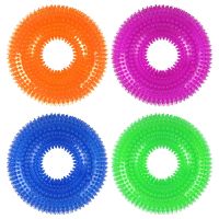 颜色随机[一个包装] 小号 狗狗洁齿磨牙玩具耐咬不烂发声球中小型犬金毛自嗨解闷宠物玩具球