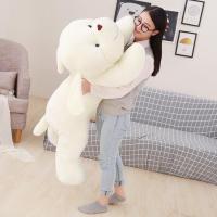 白色 30厘米 可爱香趴狗公仔毛绒玩具大号趴趴小白狗睡觉长抱枕儿童女生日礼物