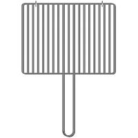 竖条25cm*22cm 不锈钢烤鱼夹子加粗烧烤拍子长方形家用烤网拍烧烤工具烤鱼夹大号