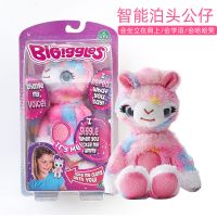 彩虹猫 高约20cm 会说话的玩具复读录音学舌独角兽毛绒玩偶儿童宝宝礼物布娃娃公仔