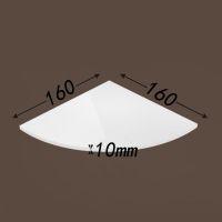 16 半径 一片装(相对贵) 无痕钉 配件(白墙 墙纸 漆墙)用 三角置物支角架墙上装饰卧室厨客厅浴室卫生收纳柜免打孔钉