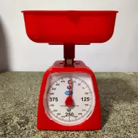500克/一格是2.5克 厨房弹簧秤克与千克学生秤老式方托盘机械秤家用烘焙小型鸡柳台秤