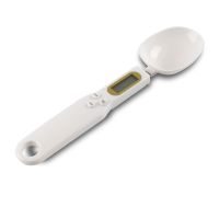 白色300g（电池款） 量勺电子秤烘焙工具家用多功能精准称克数米粉面粉计量称