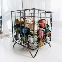 黑色 咖啡胶囊收纳篮60颗雀巢胶囊粒可装NESPRESSO家用展示架摆件