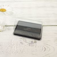 小号单盒 50套 山姆蛋糕卷包装盒长条瑞士卷虎皮卷半圆透明吸塑盒西点蛋糕打包盒